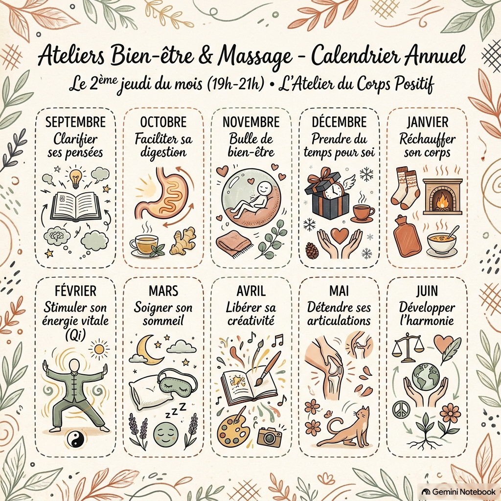 Ateliers bien-être et massage